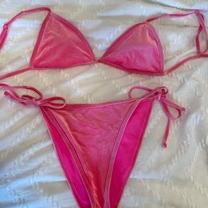 Pacsun hot pink bikini